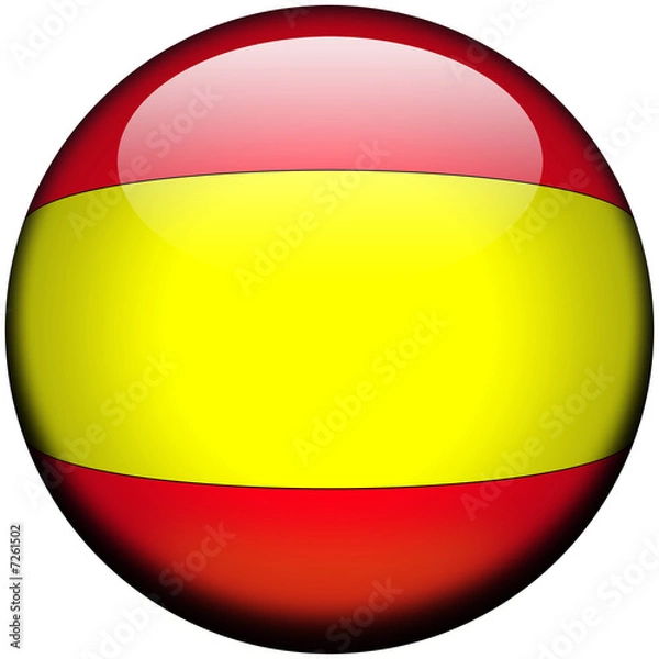Fototapeta Drapeau Espagne 3D