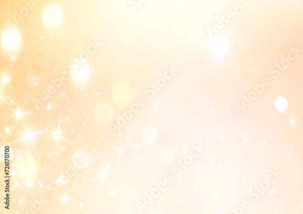 Fototapeta オレンジと黄色のキラキラ背景テクスチャ