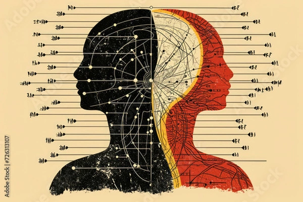 Fototapeta Traditional Chinese Medicine (TCM): Acupuncture is based on the principles of TCM, which views the body as a balance of opposing forces (yin and yang)