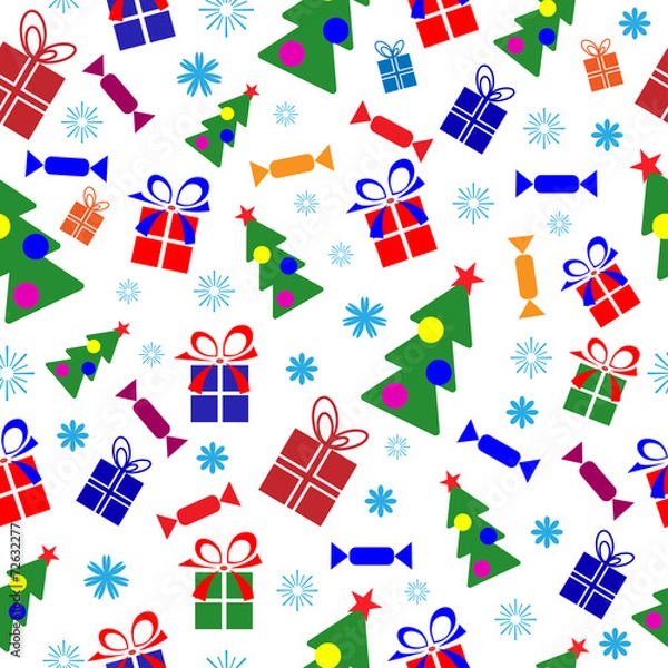 Obraz Christmas pattern