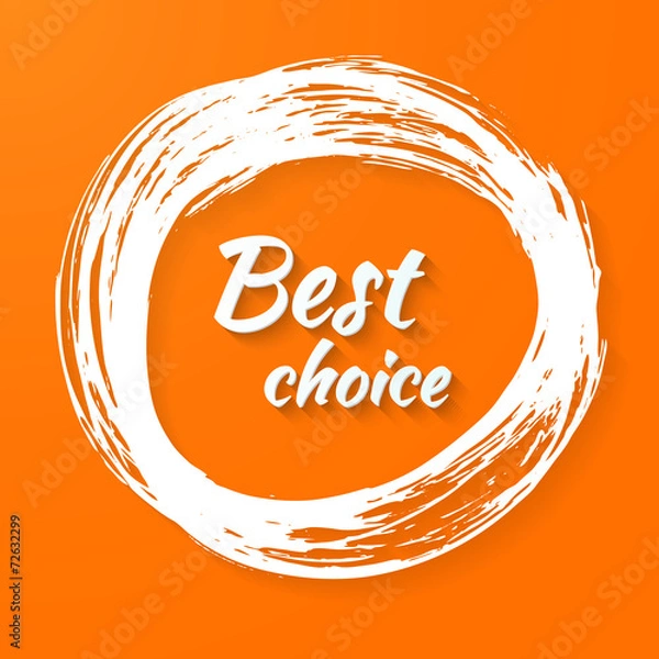 Fototapeta Banner with text - best choice.