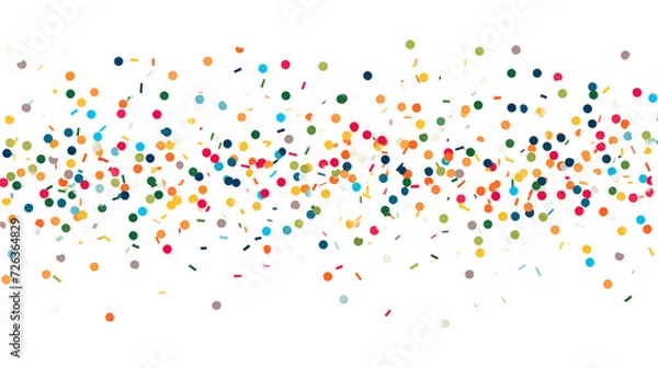 Obraz confetti isolated on transparent background Remove png, Clipping Path, pen tool, white
