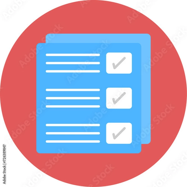 Fototapeta Checklist Icon