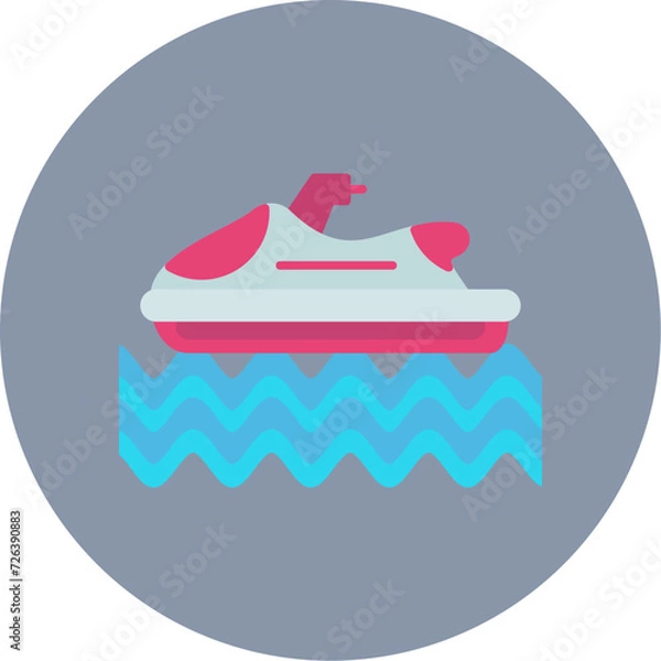 Fototapeta Parasailing Icon