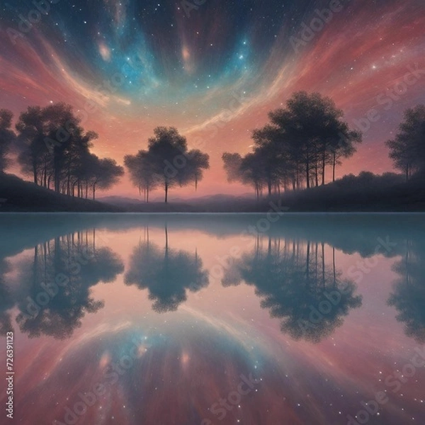 Obraz Astral Serenade at Dawn