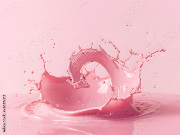 Fototapeta splash isolated on white background