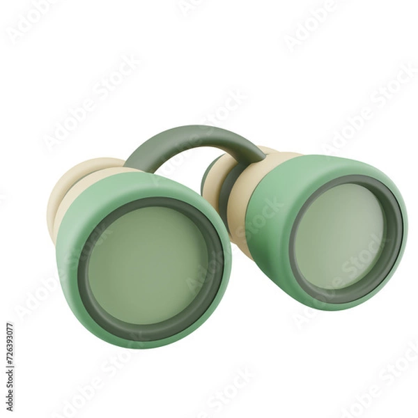 Obraz Binoculars 3D Icon