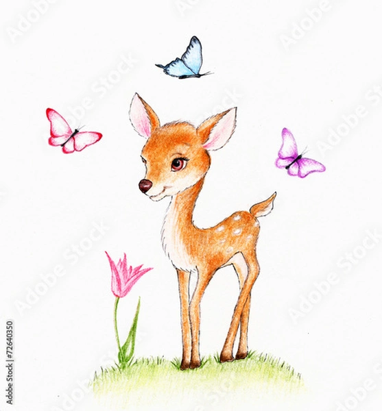 Obraz Słodki jelonek