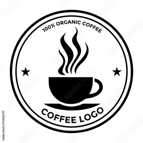 Obraz Free vector coffee logo
