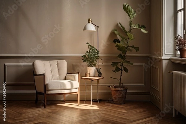 Fototapeta Vintage living room.