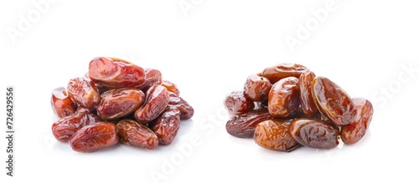 Fototapeta Dates isolated on white background