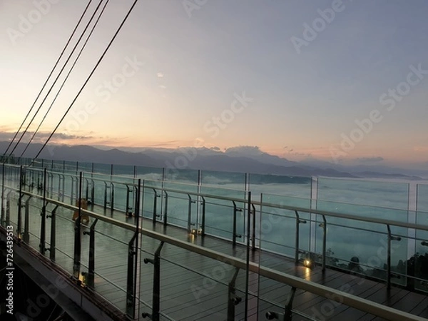 Obraz sunset at the pier