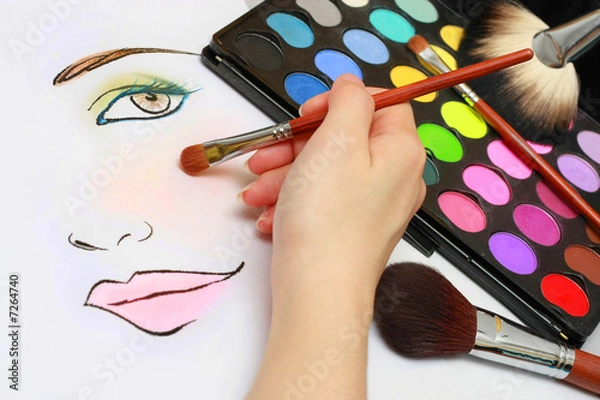 Obraz Makeup Sketching