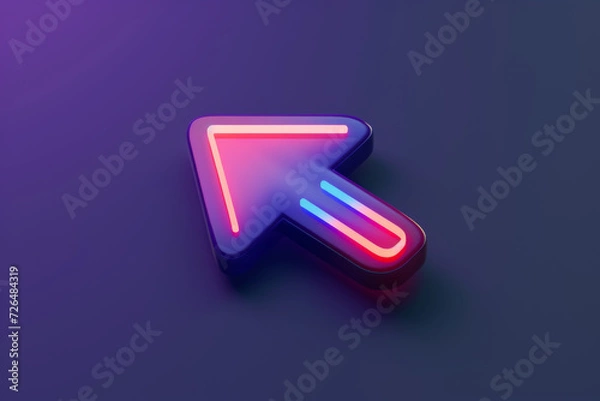 Fototapeta Arrow pointer mouse cursor. 