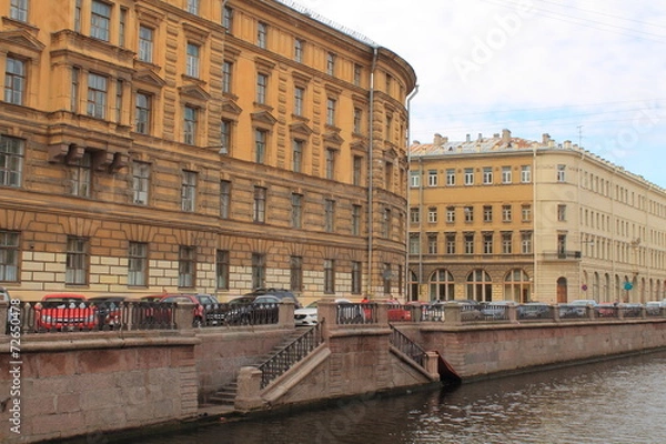 Obraz городская набережная Санкт-Петербурга