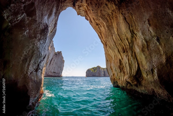 Obraz Niebieska grota Capri