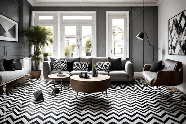 Obraz living room interior