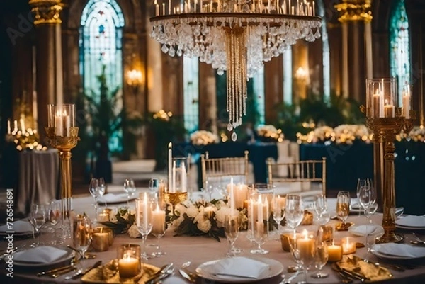 Obraz table setting for a dinner