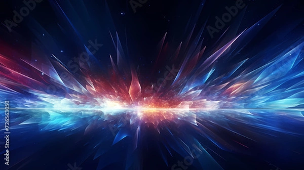 Fototapeta Abstract background of future network technology and network connections