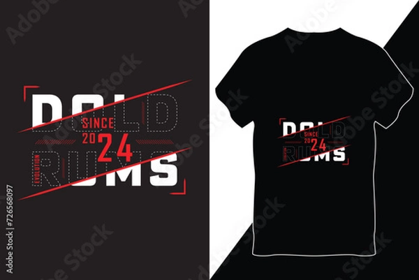 Obraz Text Effect T-Shirt Design Vector