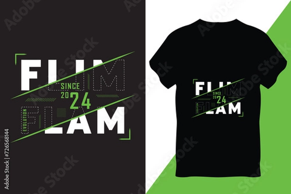 Obraz Text Effect T-Shirt Design Vector