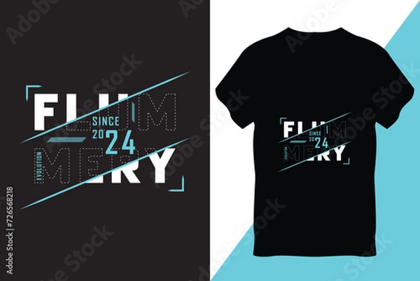 Obraz Text Effect T-Shirt Design Vector