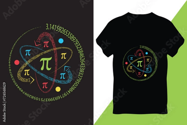Obraz Pi Day T-Shirt Design Vector