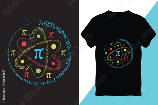 Obraz Pi Day T-Shirt Design Vector