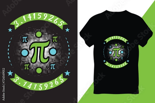 Obraz Pi Day T-Shirt Design Vector