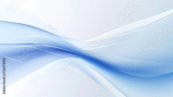 Fototapeta abstract light blue wave smooth background.	