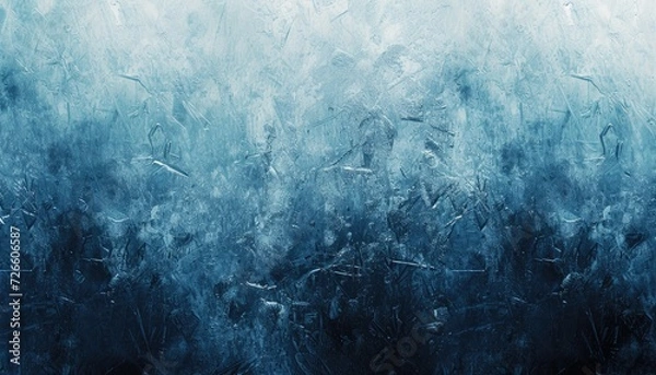 Fototapeta Abstract frozen wall with ice texture background