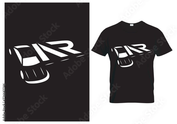 Obraz Classic Car t-shirt design vector illustration