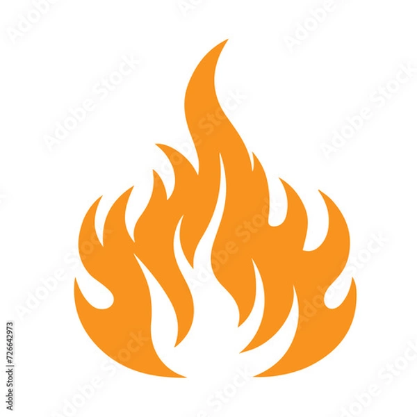 Obraz set of fire icon vector 