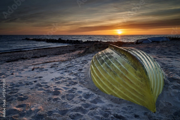 Obraz Löderups Strandbad sunset.