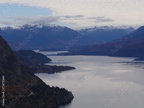 Obraz lake and mountains
