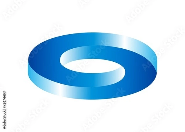 Obraz Vectors: Circle illusion, abstract