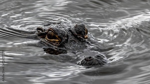 Fototapeta alligator in water