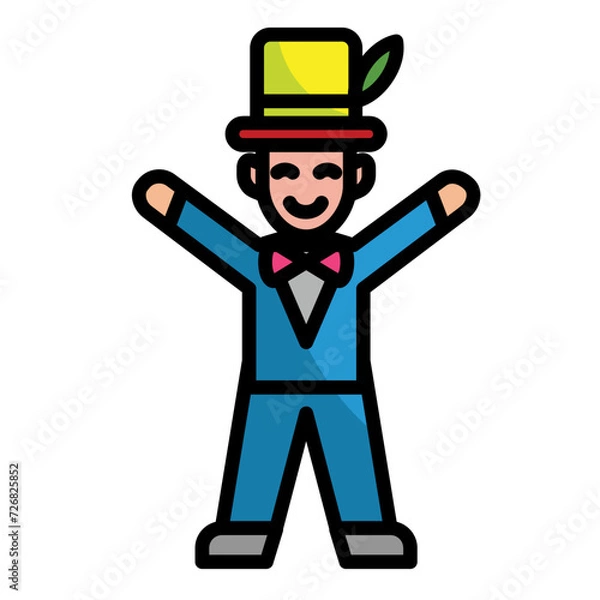 Fototapeta Showman Icon