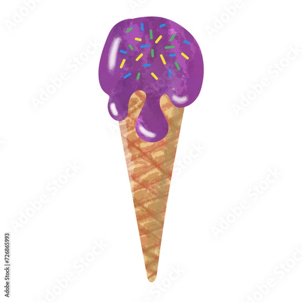 Fototapeta ice cream cone