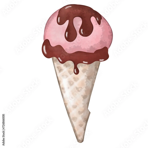 Fototapeta ice cream cone