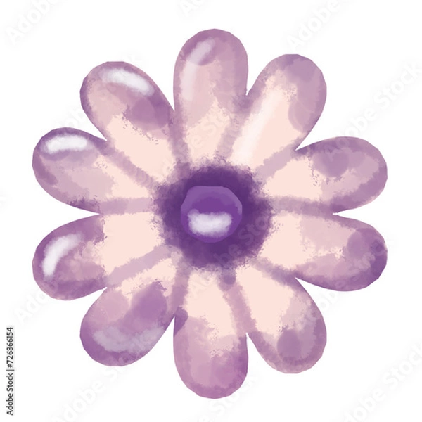 Fototapeta flower isolated on white