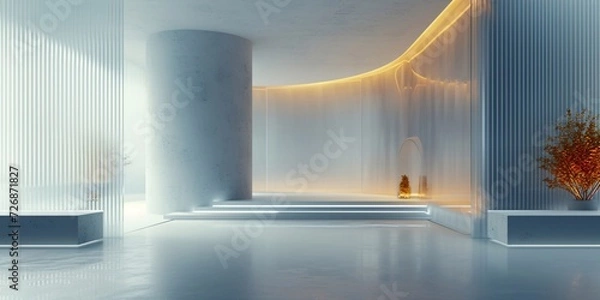 Obraz Advanced background High-end venue space 3D rendering