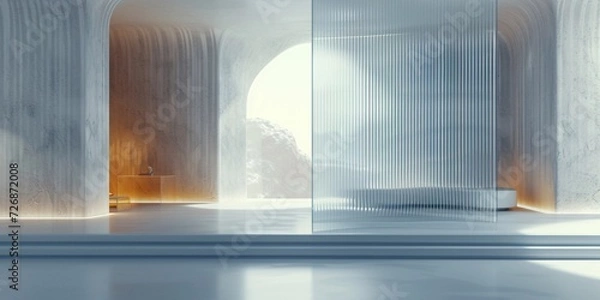 Obraz Advanced background High-end venue space 3D rendering