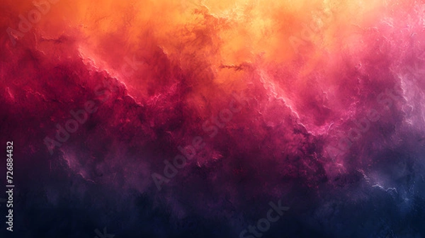 Fototapeta Vibrant Cloud Filled With Billowing Smoke