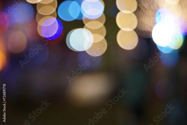 Obraz abstract christmas lights