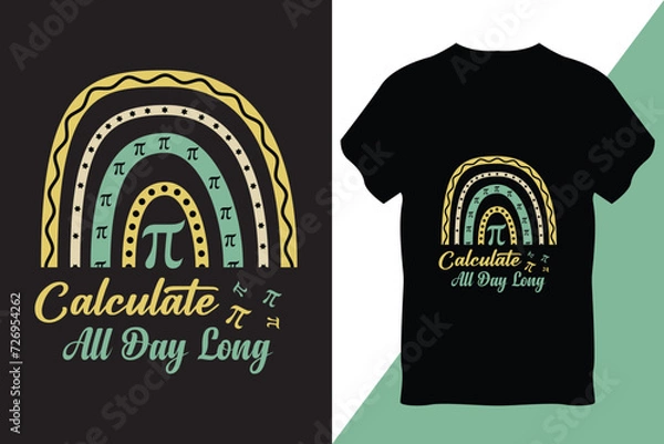 Obraz Pi Day T-Shirt Design Vector