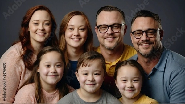 Fototapeta More Than A Diagnosis: Capture Your Family's Joy on World Down Syndrome Day