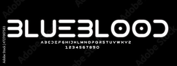 Fototapeta Alphabet font. Typography decorative elegant  lettering for logo. vector illustration. stock image.allFont