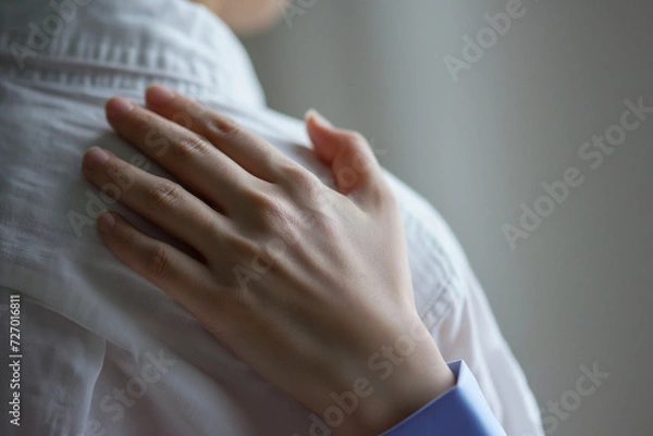 Fototapeta Consoling Pat on the Back