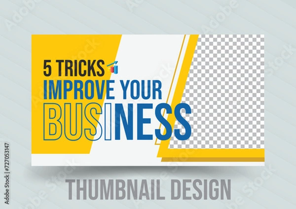 Obraz Unique thumbnail design in vector